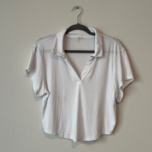 Old Navy Active Ultralite cropped polo - size XL